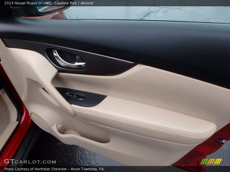 Cayenne Red / Almond 2014 Nissan Rogue SV AWD