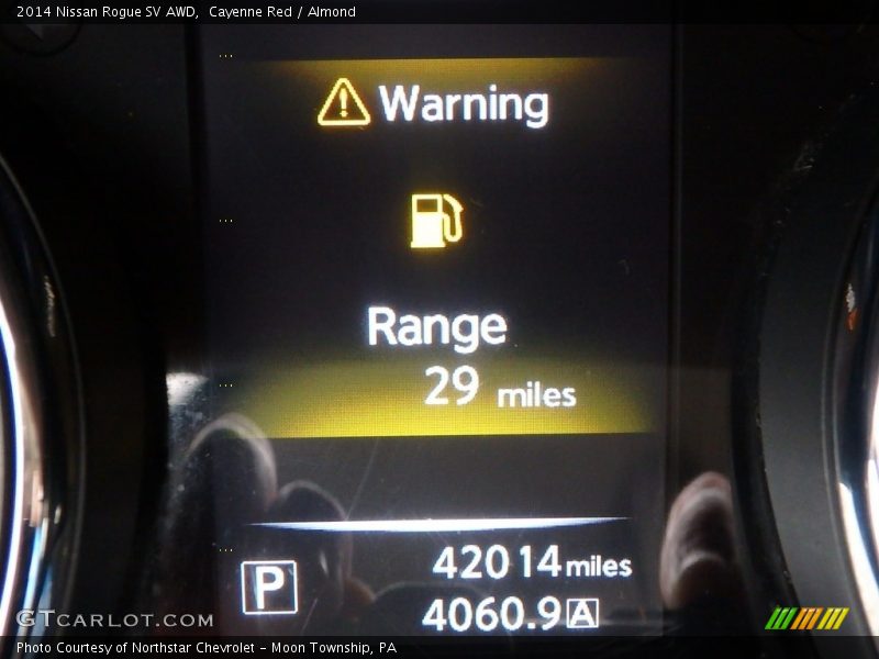 Cayenne Red / Almond 2014 Nissan Rogue SV AWD