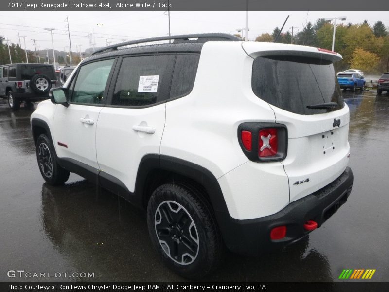 Alpine White / Black 2017 Jeep Renegade Trailhawk 4x4