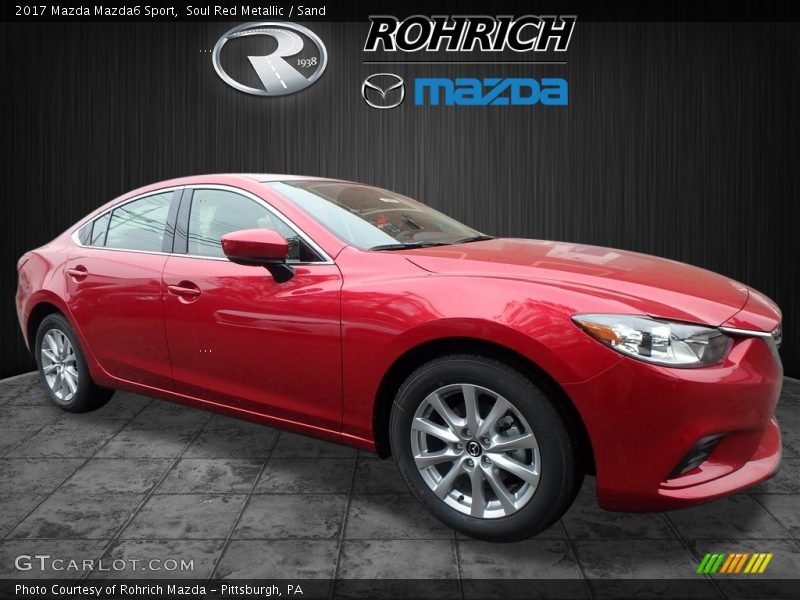 Soul Red Metallic / Sand 2017 Mazda Mazda6 Sport