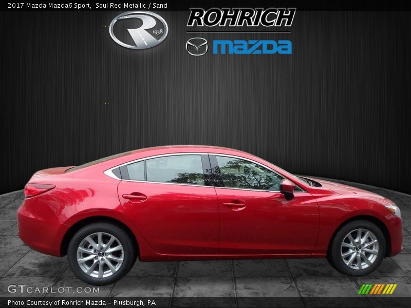 Soul Red Metallic / Sand 2017 Mazda Mazda6 Sport