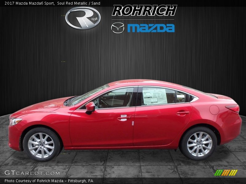 Soul Red Metallic / Sand 2017 Mazda Mazda6 Sport