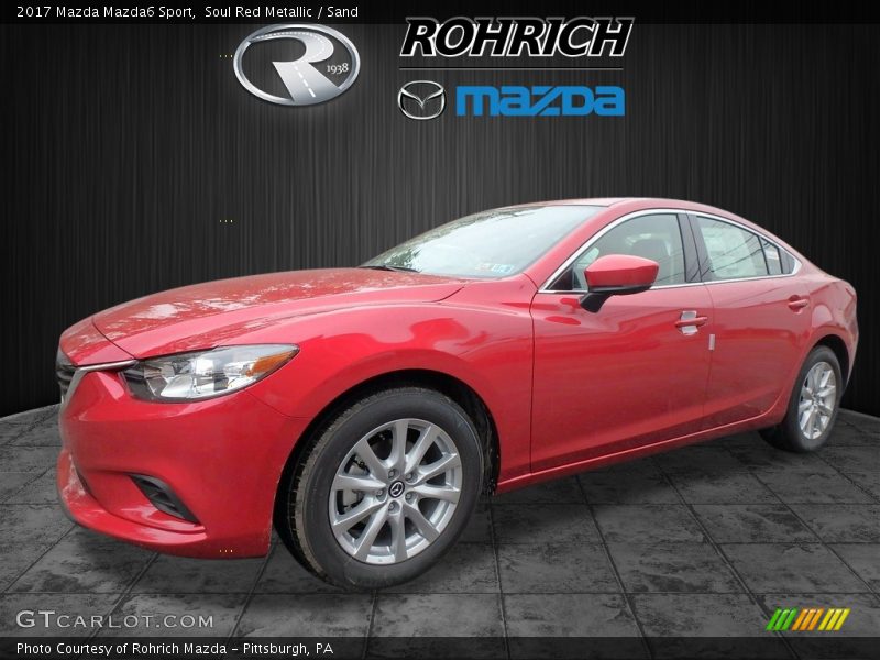 Soul Red Metallic / Sand 2017 Mazda Mazda6 Sport