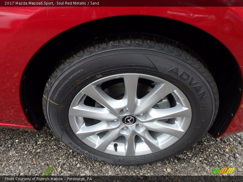 Soul Red Metallic / Sand 2017 Mazda Mazda6 Sport