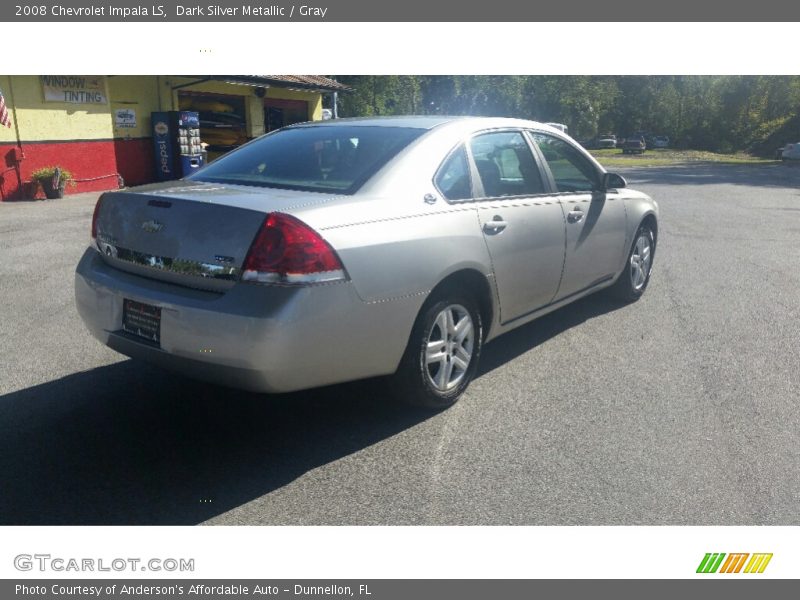 Dark Silver Metallic / Gray 2008 Chevrolet Impala LS