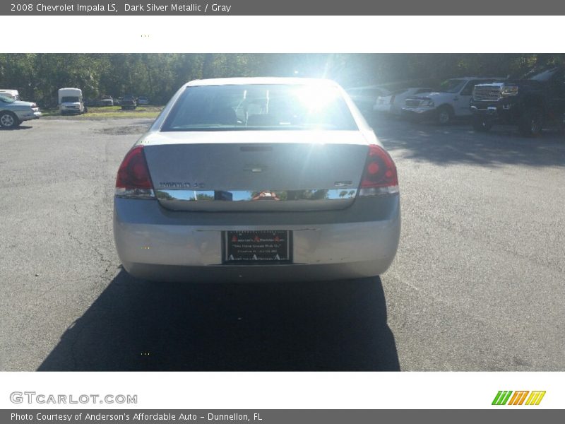 Dark Silver Metallic / Gray 2008 Chevrolet Impala LS