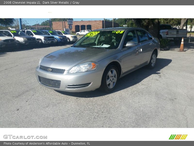 Dark Silver Metallic / Gray 2008 Chevrolet Impala LS