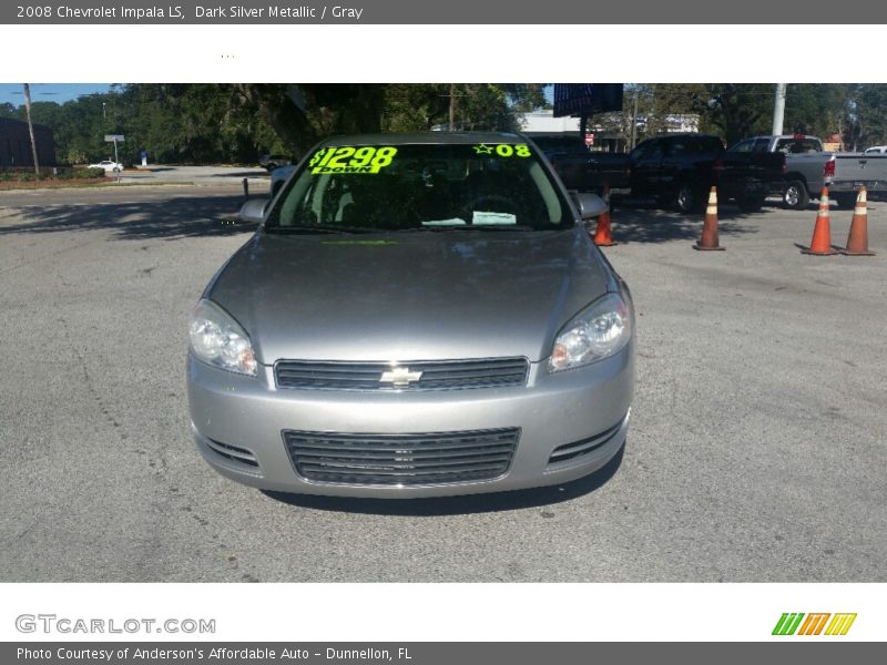 Dark Silver Metallic / Gray 2008 Chevrolet Impala LS