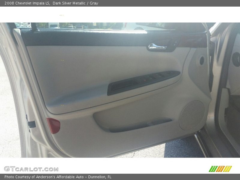 Dark Silver Metallic / Gray 2008 Chevrolet Impala LS