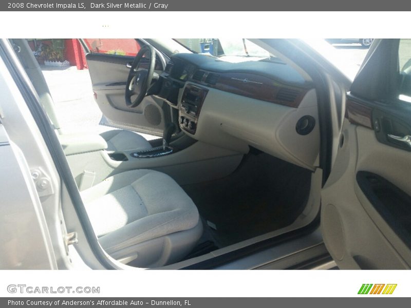 Dark Silver Metallic / Gray 2008 Chevrolet Impala LS