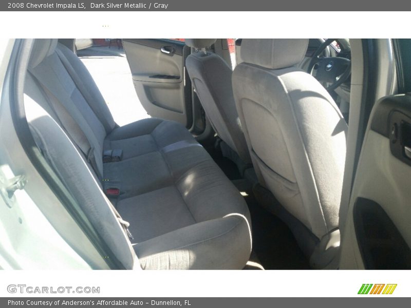 Dark Silver Metallic / Gray 2008 Chevrolet Impala LS