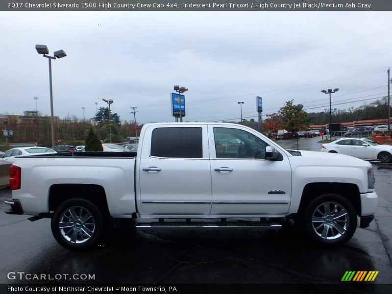 Iridescent Pearl Tricoat / High Country Jet Black/Medium Ash Gray 2017 Chevrolet Silverado 1500 High Country Crew Cab 4x4