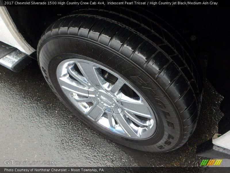 Iridescent Pearl Tricoat / High Country Jet Black/Medium Ash Gray 2017 Chevrolet Silverado 1500 High Country Crew Cab 4x4