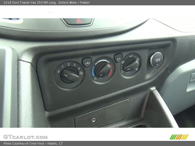 Controls of 2018 Transit Van 250 MR Long
