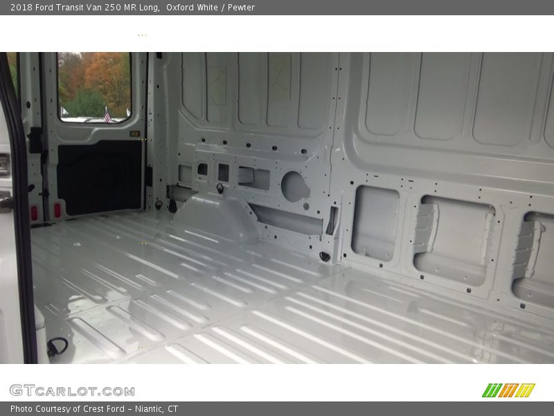 Oxford White / Pewter 2018 Ford Transit Van 250 MR Long