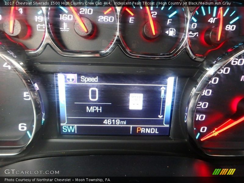 Iridescent Pearl Tricoat / High Country Jet Black/Medium Ash Gray 2017 Chevrolet Silverado 1500 High Country Crew Cab 4x4