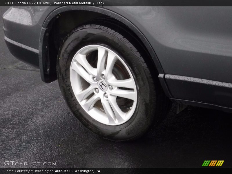 Polished Metal Metallic / Black 2011 Honda CR-V EX 4WD