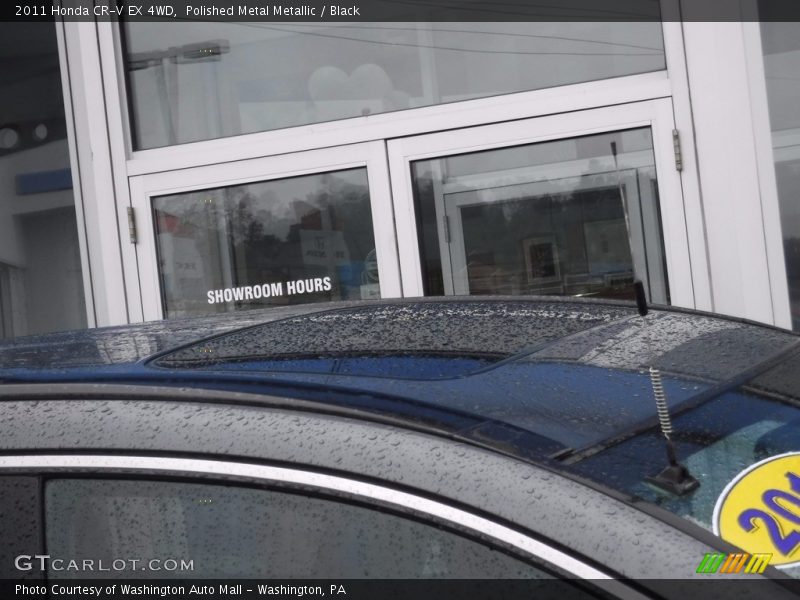 Polished Metal Metallic / Black 2011 Honda CR-V EX 4WD