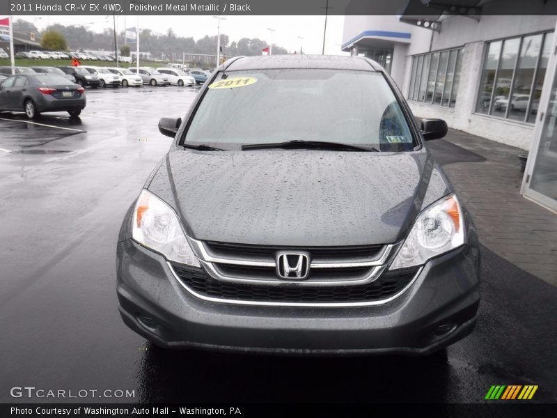 Polished Metal Metallic / Black 2011 Honda CR-V EX 4WD