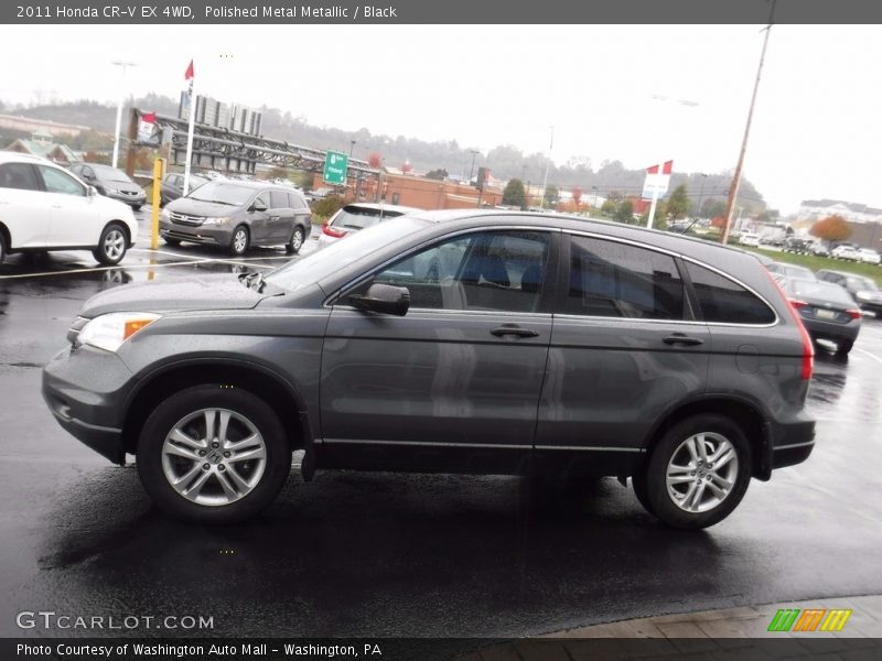 Polished Metal Metallic / Black 2011 Honda CR-V EX 4WD