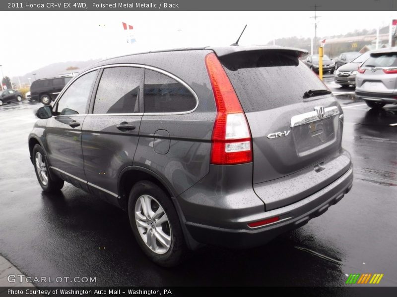 Polished Metal Metallic / Black 2011 Honda CR-V EX 4WD