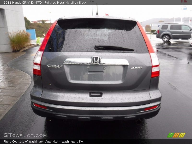 Polished Metal Metallic / Black 2011 Honda CR-V EX 4WD