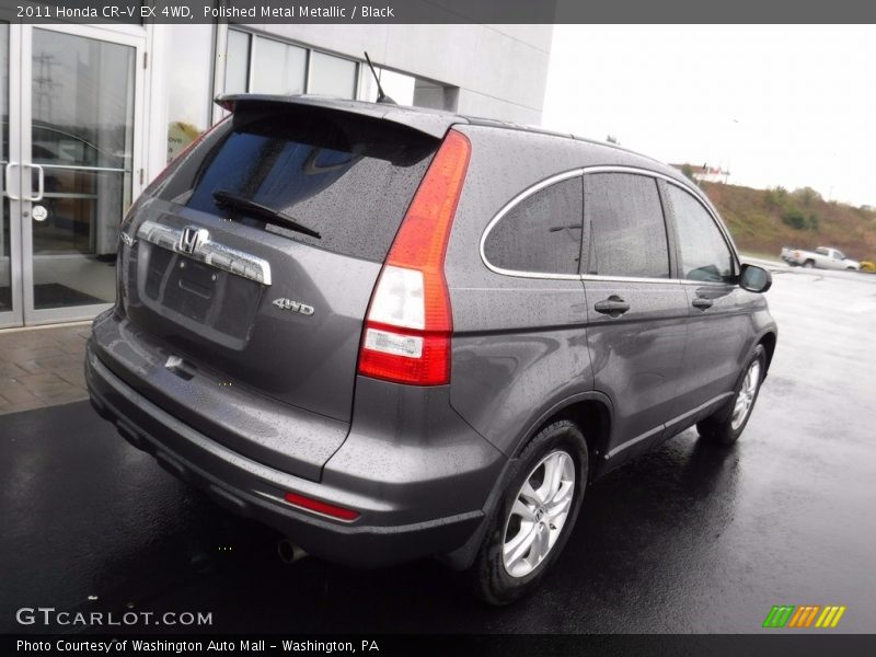 Polished Metal Metallic / Black 2011 Honda CR-V EX 4WD