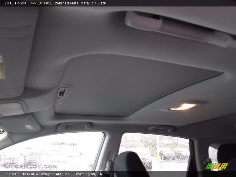 Polished Metal Metallic / Black 2011 Honda CR-V EX 4WD
