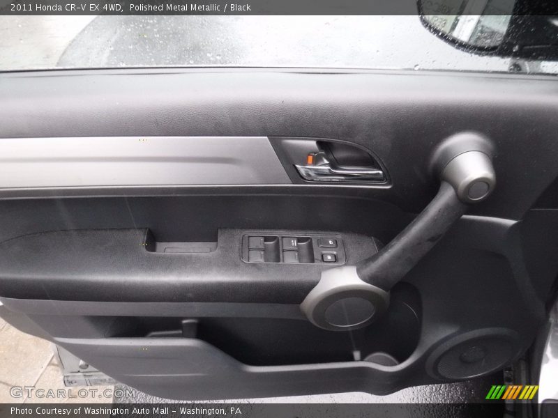 Polished Metal Metallic / Black 2011 Honda CR-V EX 4WD