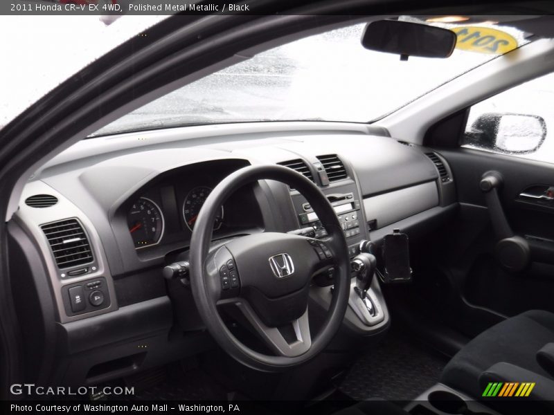 Polished Metal Metallic / Black 2011 Honda CR-V EX 4WD