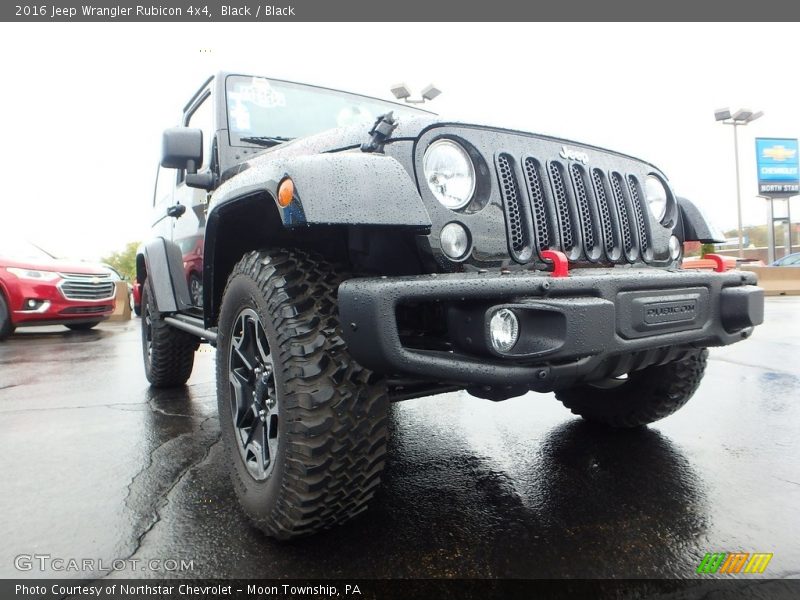 Black / Black 2016 Jeep Wrangler Rubicon 4x4