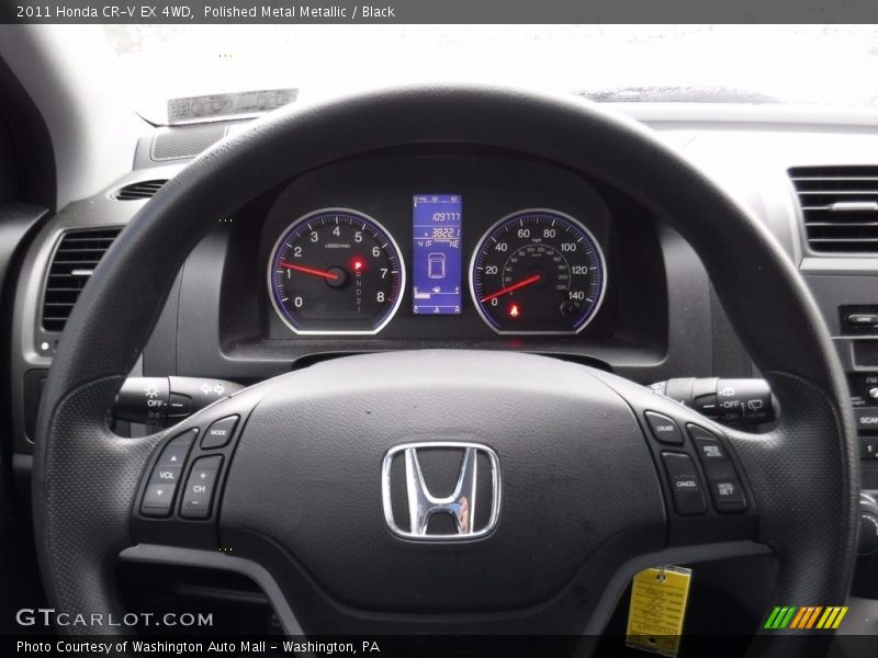 Polished Metal Metallic / Black 2011 Honda CR-V EX 4WD
