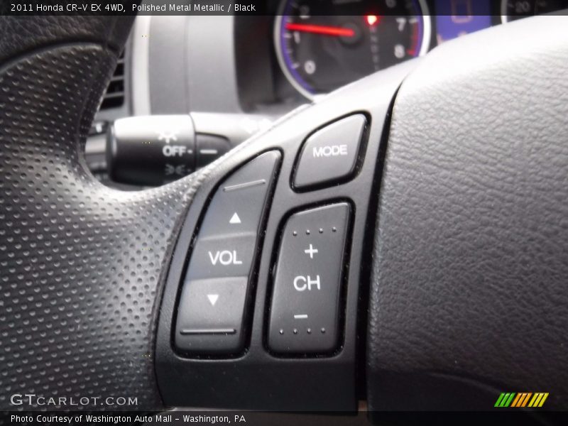 Polished Metal Metallic / Black 2011 Honda CR-V EX 4WD
