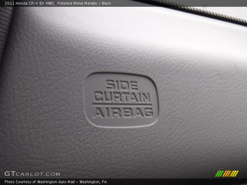 Polished Metal Metallic / Black 2011 Honda CR-V EX 4WD