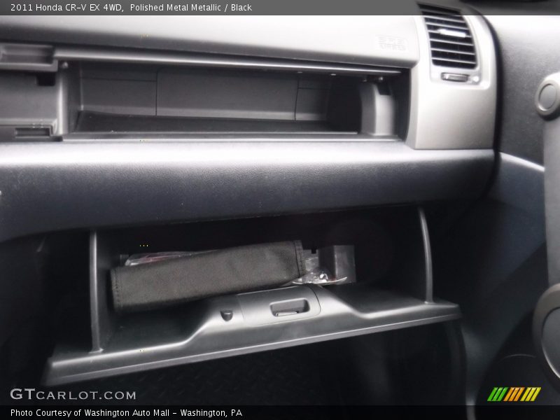 Polished Metal Metallic / Black 2011 Honda CR-V EX 4WD