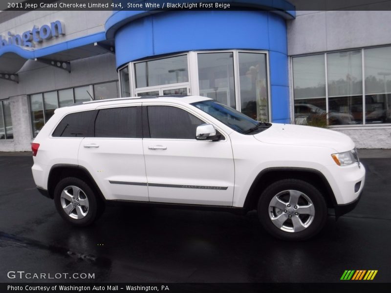 Stone White / Black/Light Frost Beige 2011 Jeep Grand Cherokee Limited 4x4