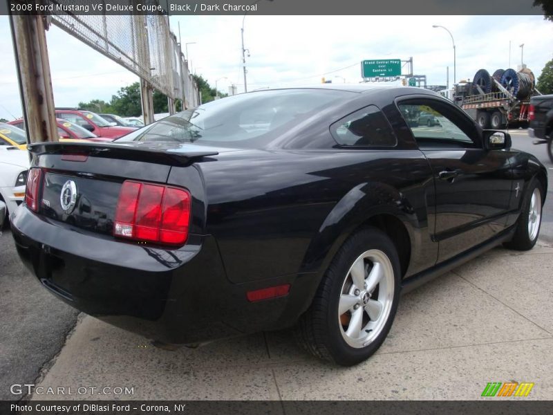 Black / Dark Charcoal 2008 Ford Mustang V6 Deluxe Coupe