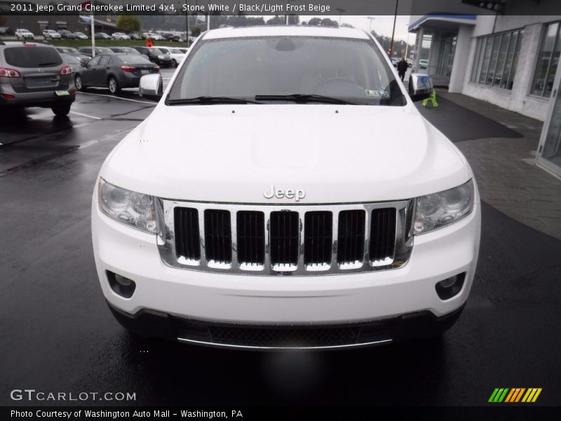 Stone White / Black/Light Frost Beige 2011 Jeep Grand Cherokee Limited 4x4