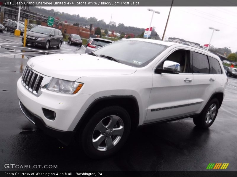 Stone White / Black/Light Frost Beige 2011 Jeep Grand Cherokee Limited 4x4