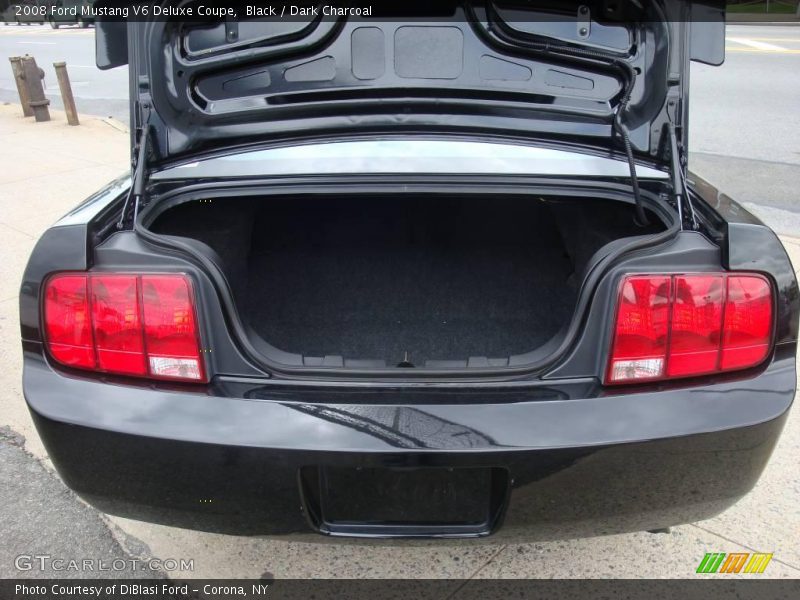 Black / Dark Charcoal 2008 Ford Mustang V6 Deluxe Coupe