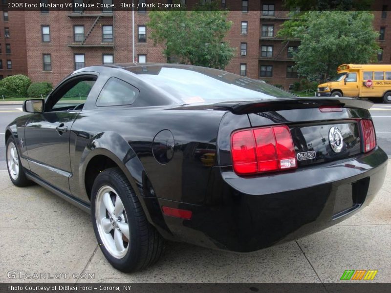Black / Dark Charcoal 2008 Ford Mustang V6 Deluxe Coupe