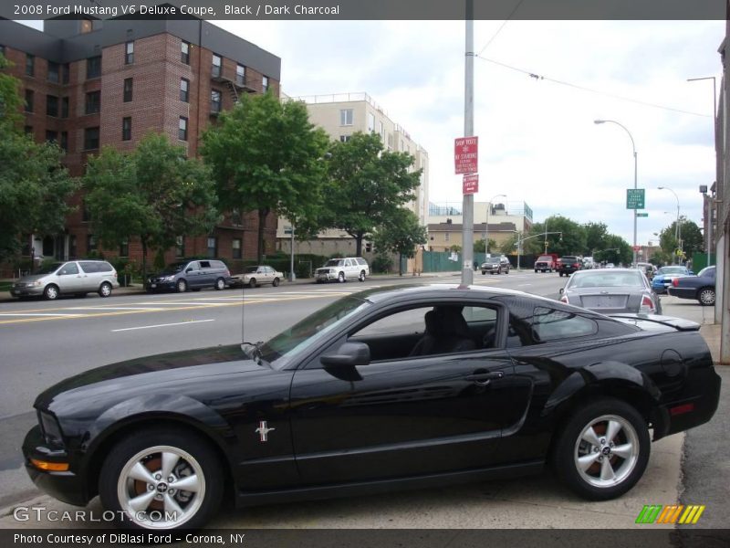 Black / Dark Charcoal 2008 Ford Mustang V6 Deluxe Coupe