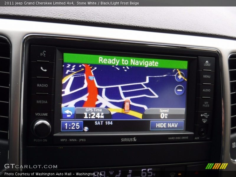 Stone White / Black/Light Frost Beige 2011 Jeep Grand Cherokee Limited 4x4