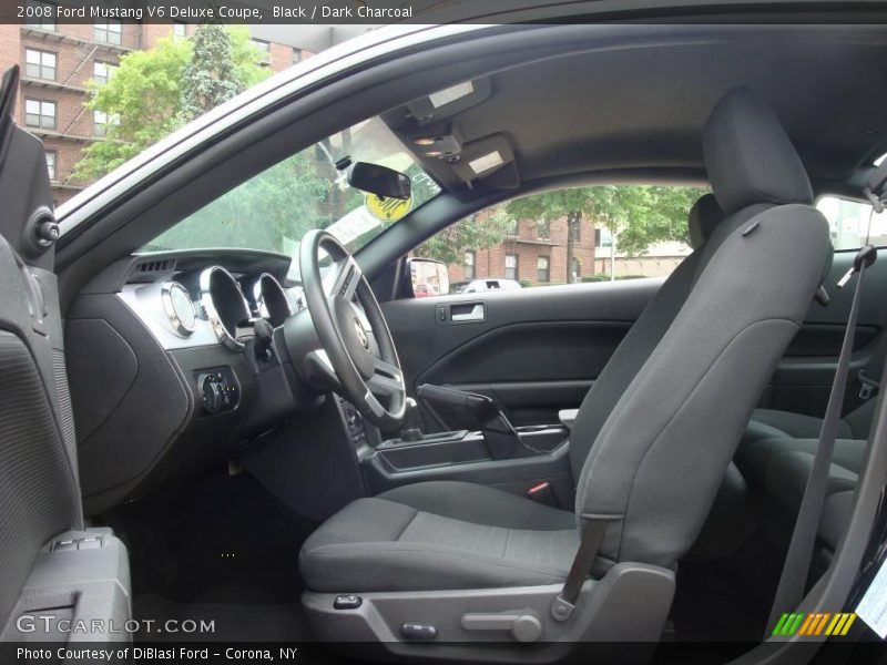 Black / Dark Charcoal 2008 Ford Mustang V6 Deluxe Coupe