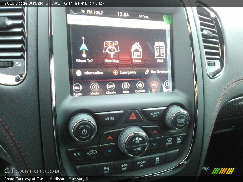 Granite Metallic / Black 2018 Dodge Durango R/T AWD
