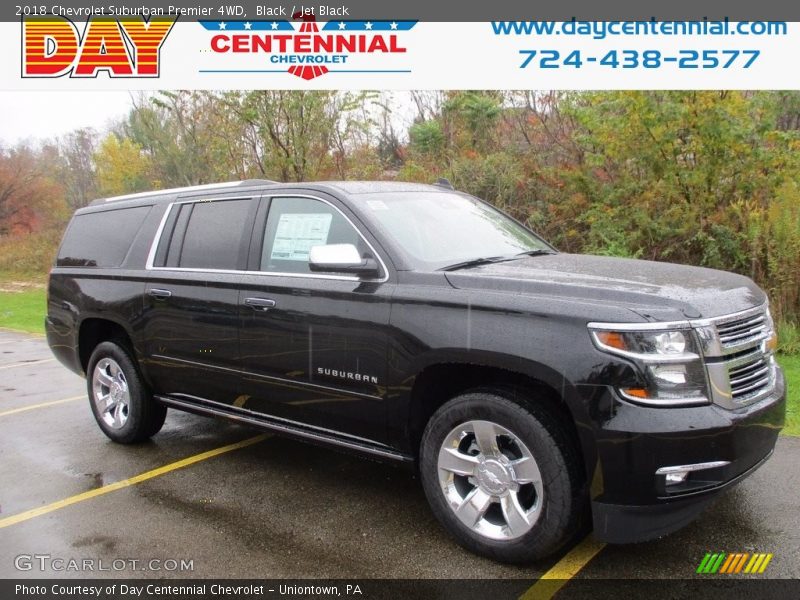 Black / Jet Black 2018 Chevrolet Suburban Premier 4WD