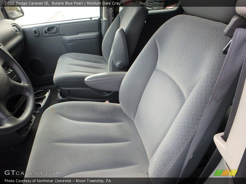 Butane Blue Pearl / Medium Slate Gray 2006 Dodge Caravan SE