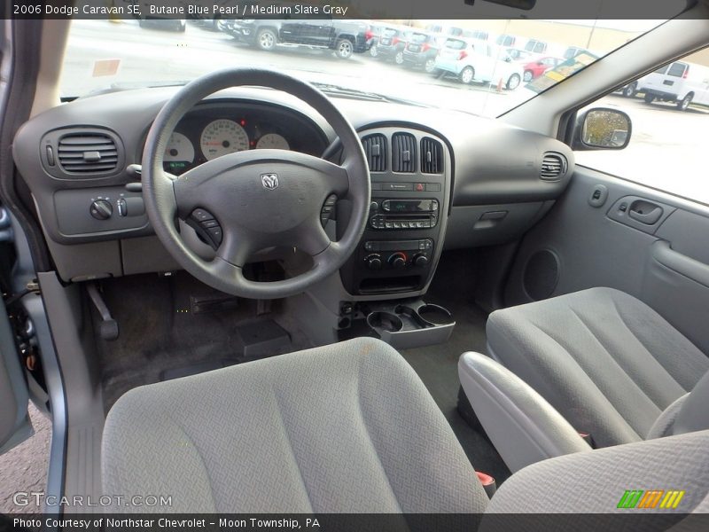 Butane Blue Pearl / Medium Slate Gray 2006 Dodge Caravan SE