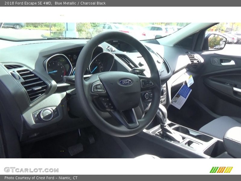 Blue Metallic / Charcoal Black 2018 Ford Escape SE 4WD