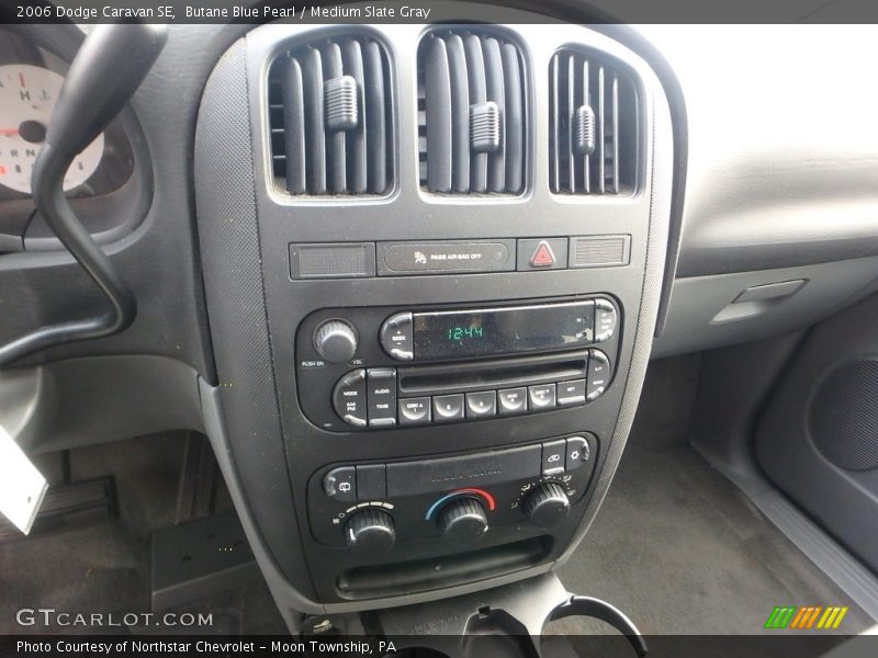 Butane Blue Pearl / Medium Slate Gray 2006 Dodge Caravan SE